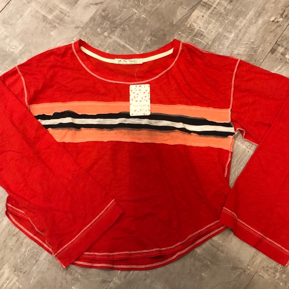 NWT FREE PEOPLE/WE THE FREE ZIGGY TEE SMALL